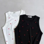 تاپ گلدوزی قلب