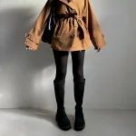 ترنچ کت ستین کد 10214