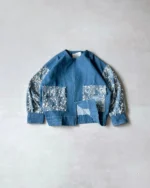 کت جین آستین شکوفه ای - Image 4