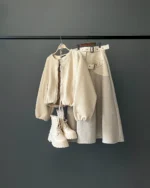 دامن کلوش کمر چرم - Image 5