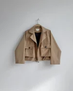 کراپ کت جیب برجسته - Image 7