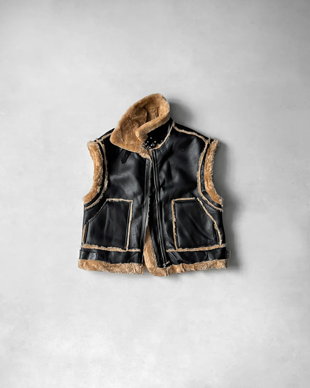 10251- (1) وست چرم وارداتی - Image 1