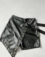 شلوارک چرم شال دار - Image 2